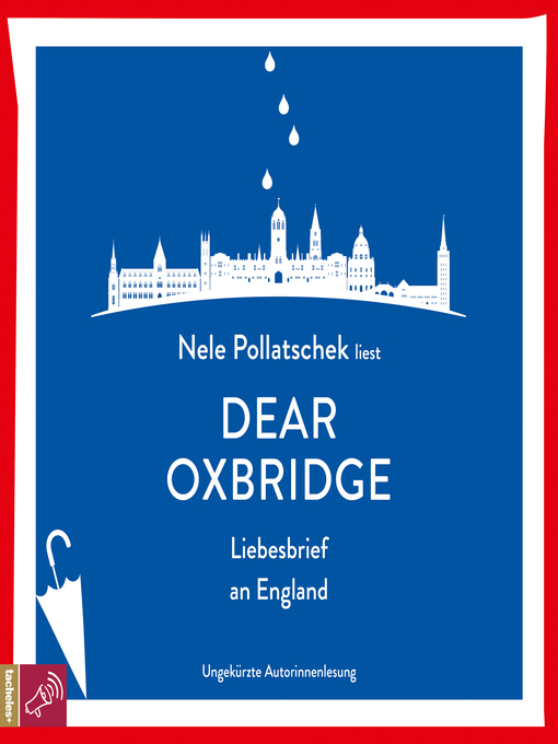 Cover image for Dear Oxbridge--Liebesbrief an England